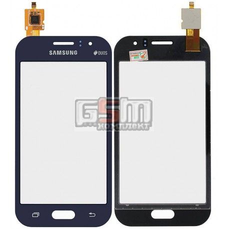 Тачскрін для Samsung J110G Galaxy J1 Ace, J110H / DS Galaxy J1 Ace, J110L Galaxy J1 Ace, J110M Galaxy J1 Ace, синій колір (102021)
