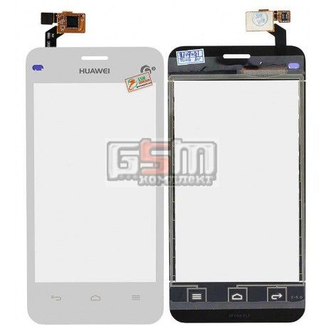 Тачскрін для Huawei Ascend Y320-U30 Dual Sim, білий, тип 2 (102181)