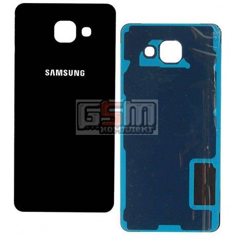 Задня панель корпусу для Samsung A510F Galaxy A5 (2016), чорний колір (101899)