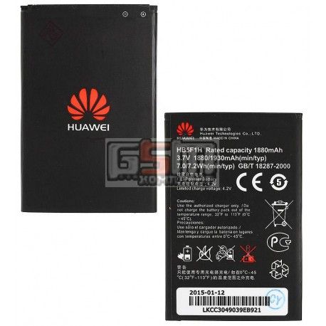 Акумулятор HB5F1H для Huawei U8860, U8600, (Li-ion 3.8V, 1880мАч) (105600)
