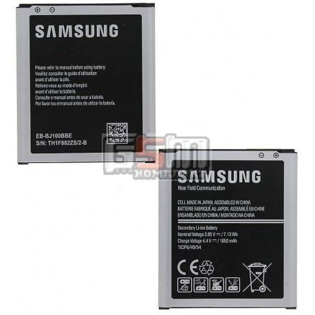 Акумулятор EB-BJ100BBE, EB-BJ100CBE, для Samsung J100H / DS Galaxy J1, (Li-ion 3.8V 1850 мАг) (101537)