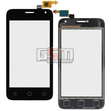 Тачскрін для Alcatel One Touch 4024D Pixi First, чорний (105809)