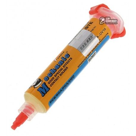 Флюс паста MECHANIC UV10 10 гр в шприці (без вмісту галогенів) (113557)
