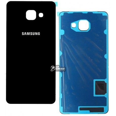 Задня панель корпусу для Samsung A710F Galaxy A7 (2016), чорний колір (101903)