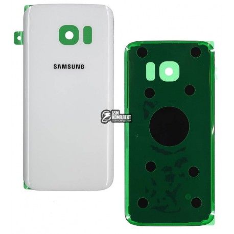 Задня панель корпусу для Samsung G930F Galaxy S7, білий колір, оригінал (PRC) (107128)