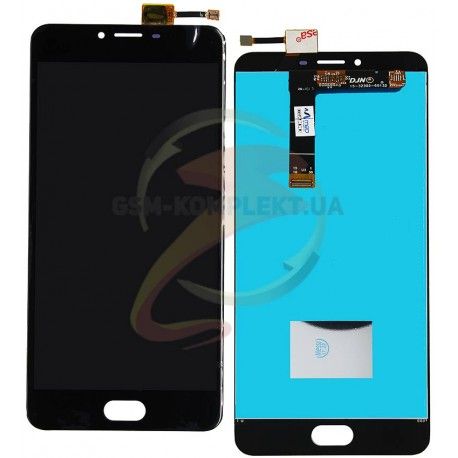 Дисплей для Meizu U20, чорний, з сенсорним екраном (дисплейний модуль), оригінал (PRC) (118235)