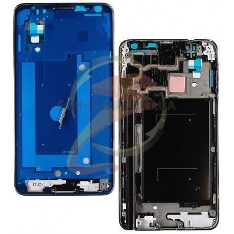 Рамка кріплення дисплею для Samsung N900 Note 3, N9000 Note 3, сіра (076341)