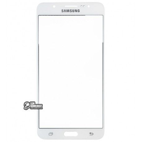 Скло дисплея Samsung J710F Galaxy J7 (2016), J710FN Galaxy J7 (2016), J710H Galaxy J7 (2016), J710M Galaxy J7 (2016), білий колір (107030)