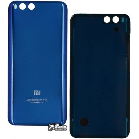 Задня кришка батареї Xiaomi Mi6, синій колір (120360)