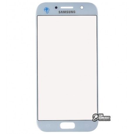 Скло дисплея Samsung A520F Galaxy A5 (2017), блакитне, blue mist (115123)