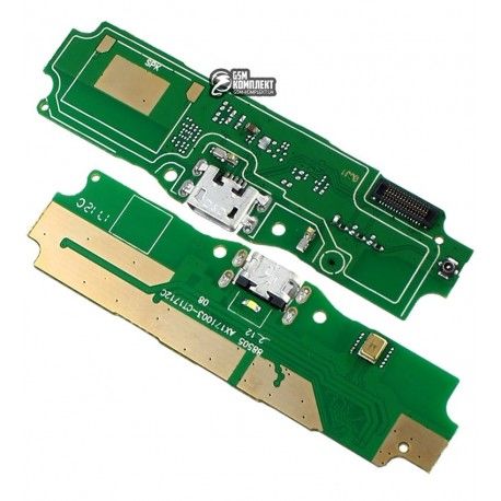 Шлейф Xiaomi Redmi 5A, мікрофона, конектора зарядки, плата зарядки, MCG3B, MCI3B, High quality (121277)