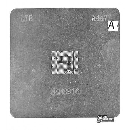 BGA трафарет A447 для мікросхеми MSM8916 (124630)