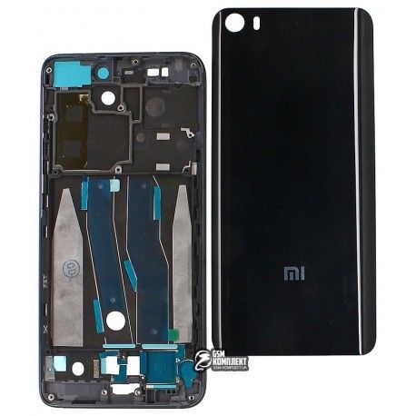 Корпус Xiaomi Mi5, чорний (106849)