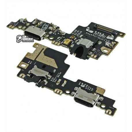 Шлейф Xiaomi Mi A1, Mi5X, мікрофона, конектора зарядки, плата зарядки, China quality (121270)