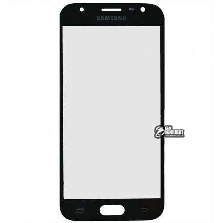 Скло дисплея Samsung J330F Galaxy J3 (2017), чорний колір (119081)