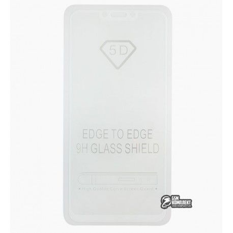 Загартоване захисне скло для Huawei P Smart Plus, Nova 3i, Mate 20 lite, 0,26 мм 9H, Full Glue (129277)