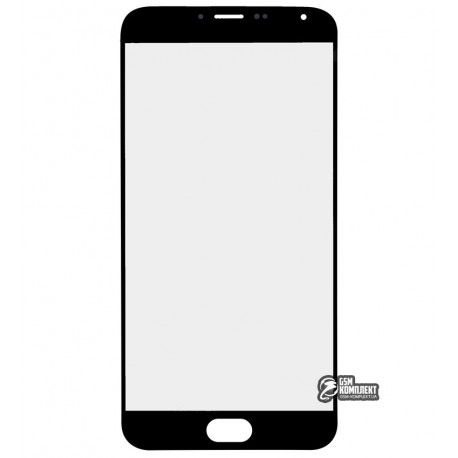 Скло дисплея Meizu MX5e, чорний колір (121019)