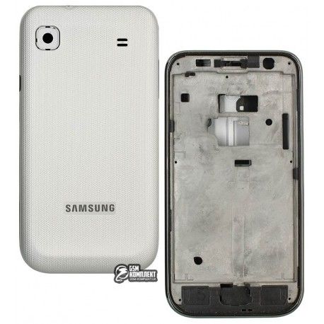 Корпус для Samsung I9003 Galaxy SL, сріблястий (079297)