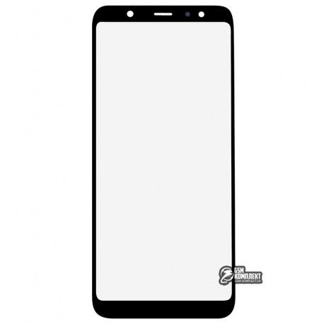 Скло дисплея Samsung A605F Dual Galaxy A6 + (2018), чорний колір (126599)