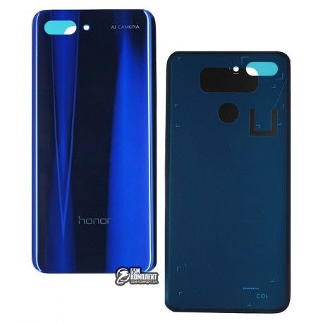 Задня панель корпусу для Huawei Honor 10, COL-L29, синій колір, phantom blue (129174)