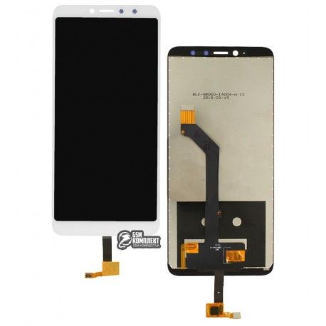 Дисплей для Xiaomi Redmi S2, білий, з тачскріном, оригінал (переклеєне скло), M1803E6G, M1803E6H, M1803E6I (132166)