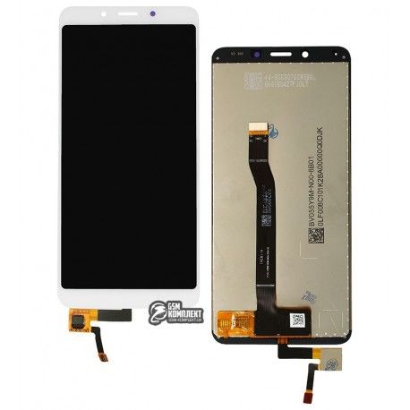 Дисплей Xiaomi Redmi 6, Redmi 6A, білий, з тачскріном, High quality, M1804C3DG, M1804C3DH, M1804C3DI, M1804C3CG, M1804C3CH, M1804C3CI (132158)