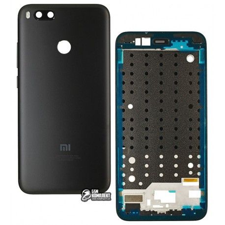 Корпус Xiaomi Mi 5X, Mi A1, чорний (133432)
