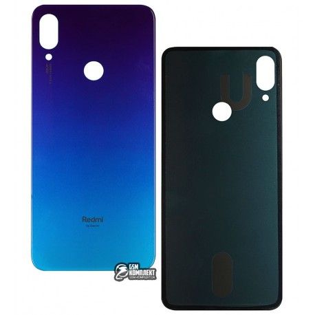 Задня кришка батареї Xiaomi Redmi Note 7, синій колір (Fantasy Blue) (136162)