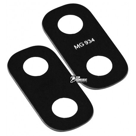 Скло камери для Samsung A105F, DS Galaxy A10, A205F, DS Galaxy A20, A305F, DS Galaxy A30, A405F, DS Galaxy A40, размер 17,1x8 мм, чорний колір (136194)