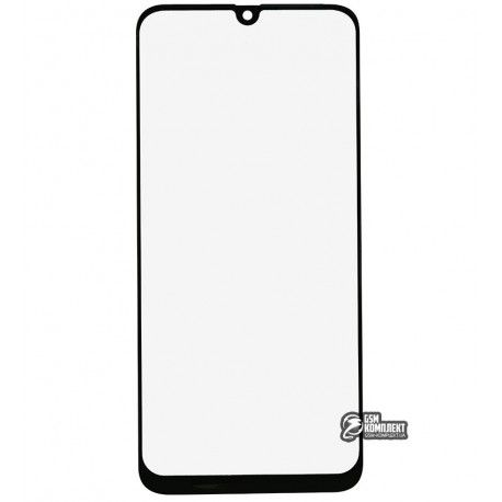 Скло дисплея Samsung A205 Galaxy A20, A307 Galaxy A30s, чорний колір (137483)
