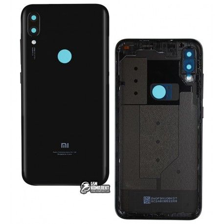 Задня панель корпусу Xiaomi Mi Play, чорний колір (136185)
