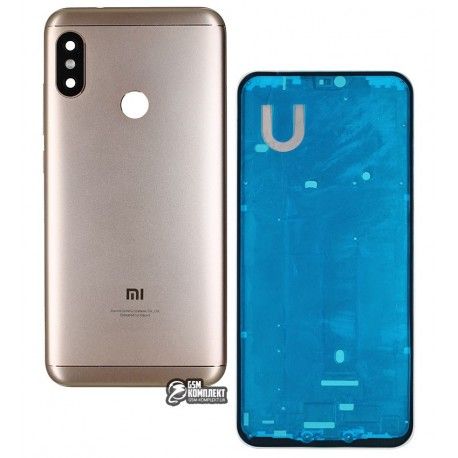 Корпус Xiaomi Mi A2 Lite, Redmi 6 Pro, оригінал (PRC), золотистий (133436)