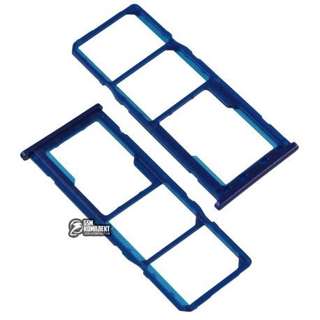 Тримач SIM-карти для Samsung M105 Galaxy M10, M205 Galaxy M20, M305 Galaxy M30, синій колір, ocean blue (136066)