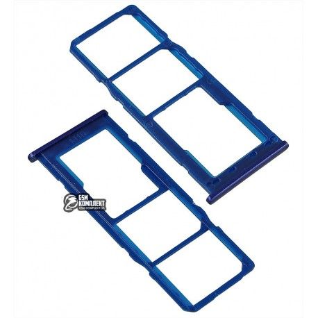 Тримач SIM-карти для Samsung M105 Galaxy M10, M205 Galaxy M20, M305 Galaxy M30, синій колір, ocean blue (137892)