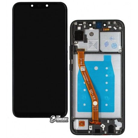 Дисплей для Huawei Nova 3i, P Smart Plus, чорний, з сенсорним екраном, з рамкою, High quality (138315)