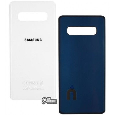 Задня панель корпусу для Samsung G975 Galaxy S10 Plus, білий колір (138469)