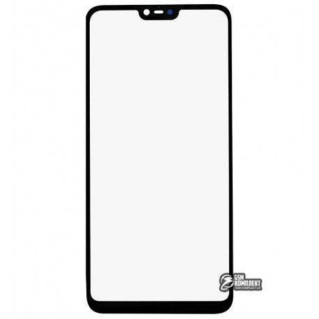 Скло дисплея Xiaomi Mi 8 LIte, чорний колір (138085)
