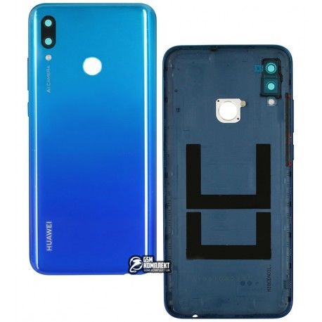 Задня панель корпусу для Huawei P Smart (2019), POT-LX1, синій колір, оригінал (PRC), sapphire blue (133395)