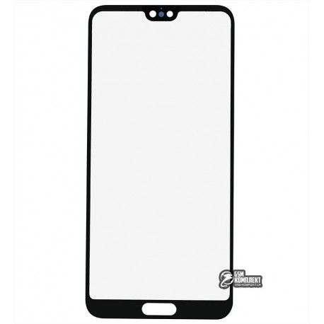 Скло дисплея для Huawei P20 Pro, CLT-L29, CLT-L09, чорний колір (138939)