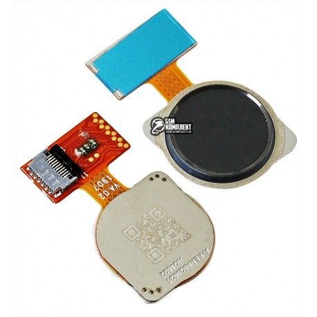 Шлейф Xiaomi Redmi 7, Redmi 8, Redmi Note 7, Redmi Note 7 Pro, сканера відбитка пальця (Touch ID), чорний, M1901F7G, M1901F7H, M1901F7I, M1908C3IC, MZB8255IN, M1908C3IG, M1908C3IH, M1810F6LG, M1810F6LH (139021)