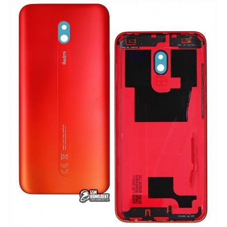Задня панель корпусу Xiaomi Redmi 8A, червоний колір (138657)