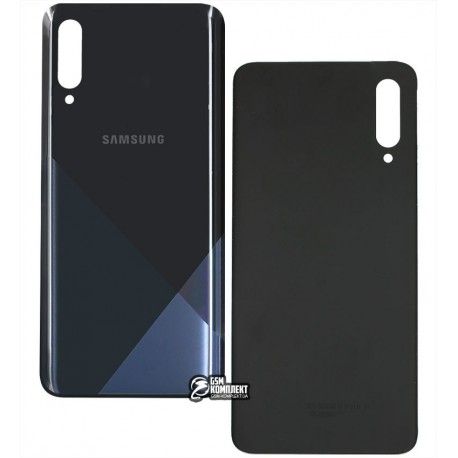 Задня панель корпусу для Samsung A307F / DS Galaxy A30s, чорний колір (138611)
