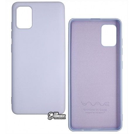 Чохол для Samsung A515 Galaxy A51 (2020), Silicone Cover, силікон софт тач, light purple (138817)