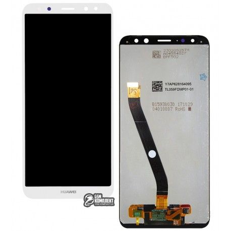 Дисплей для Huawei Honor 9i (2017), Mate 10 Lite, білий, з тачскріном, High quality, RNE-L01 / RNE-L21 (133585)