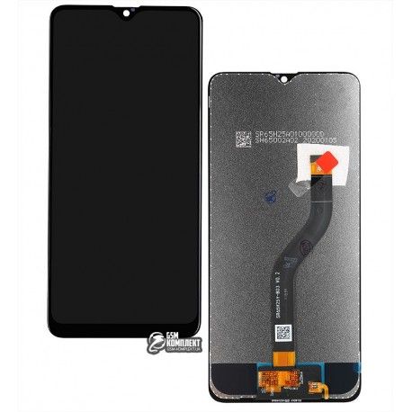 Дисплей для Samsung A207 Galaxy A20s, чорний, з сенсорним екраном, China quality (139812)
