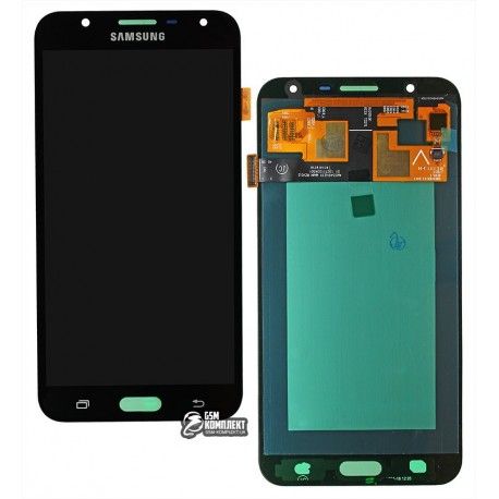 Дисплей для Samsung J701F / DS Galaxy J7 Neo, J701F / DS Galaxy J7 Neo, J701H / DS Galaxy J7 Neo, чорний, з сенсорним екраном, (OLED), High quality (126465)