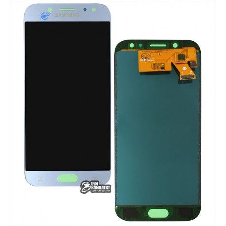 Дисплей Samsung J530 Galaxy J5 (2017), блакитний колір, з сенсорним екраном (дисплейний модуль), з регулюванням яскравості, (TFT), China quality (140526)