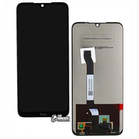Дисплей Xiaomi Redmi Note 8T, чорний, з тачскріном, High quality, лого Redmi, M1908C3XG (140588)