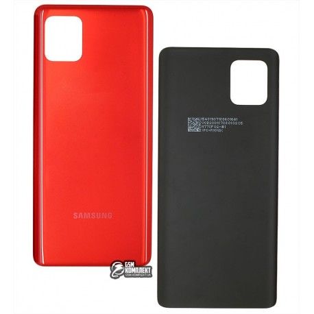 Задня кришка батареї для Samsung N770 Galaxy Note 10 Lite (2020), червона (142147)