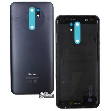 Задня кришка батареї для Xiaomi Redmi 9, Poco M2, сіра (142157)